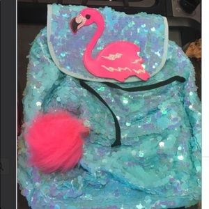 Justice Flamingo Backpack